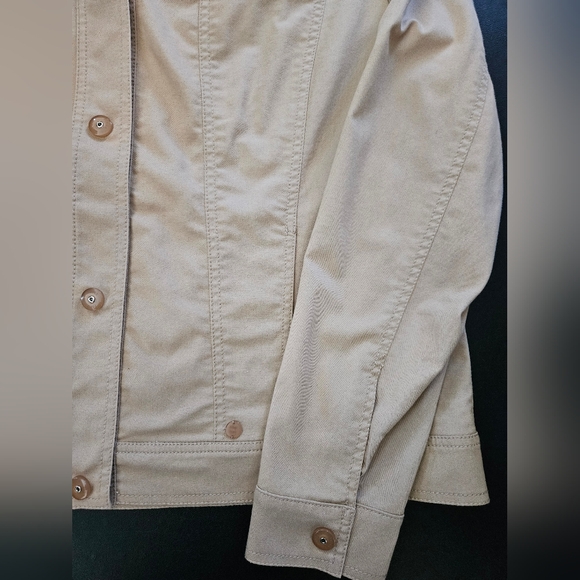 NWOT - Designer Gianfranco Ferre Forma Tan Boxy Unlined Jacket - Size 18 - Picture 2 of 9